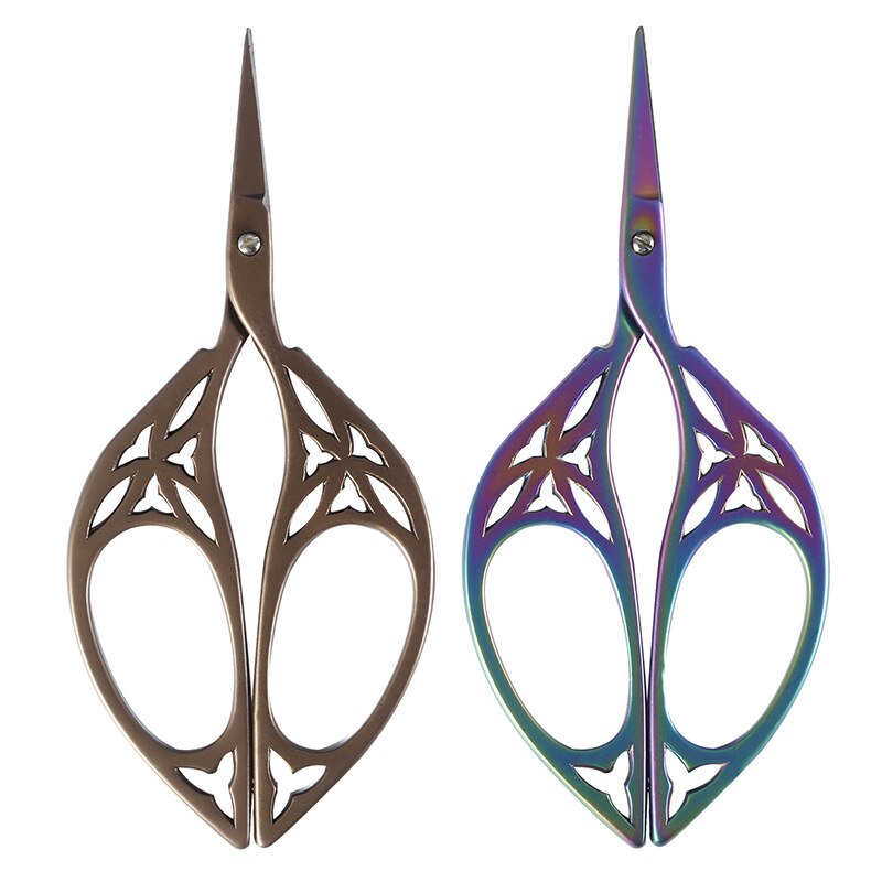 1pc sysaxar för handarbete tygklippning rostfritt stål retro klassisk vintage antik broderi sömnad skräddarsax