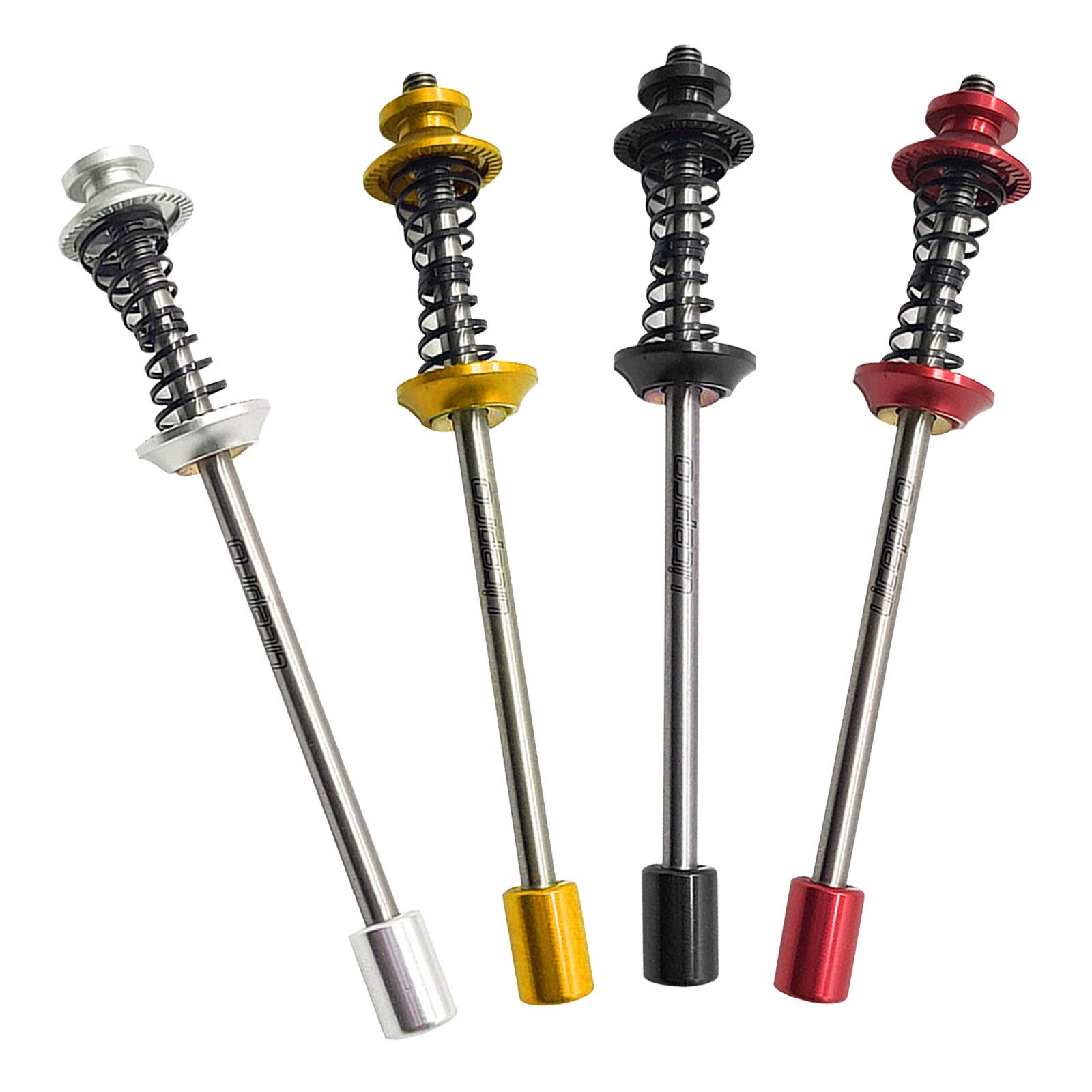 Spiedini in lega di titanio blocco a sgancio rapido rilascio lento 74/85/100/130-135MM Mountain Road Bike albero QR leva spiedino di bicicletta