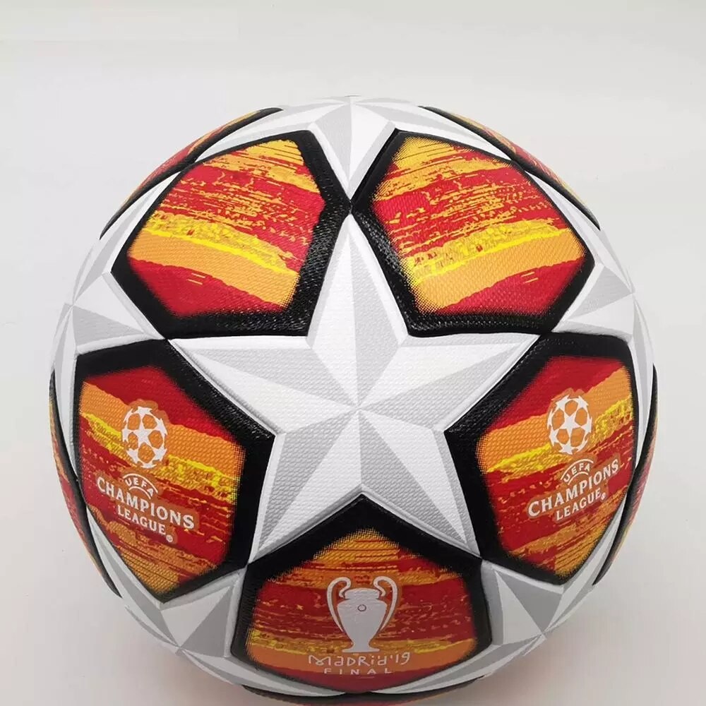 Newest Match Soccer Ball Standard Size 5 Football Ball PU Material Sports League Training Balls futbol futebol: champions league 01