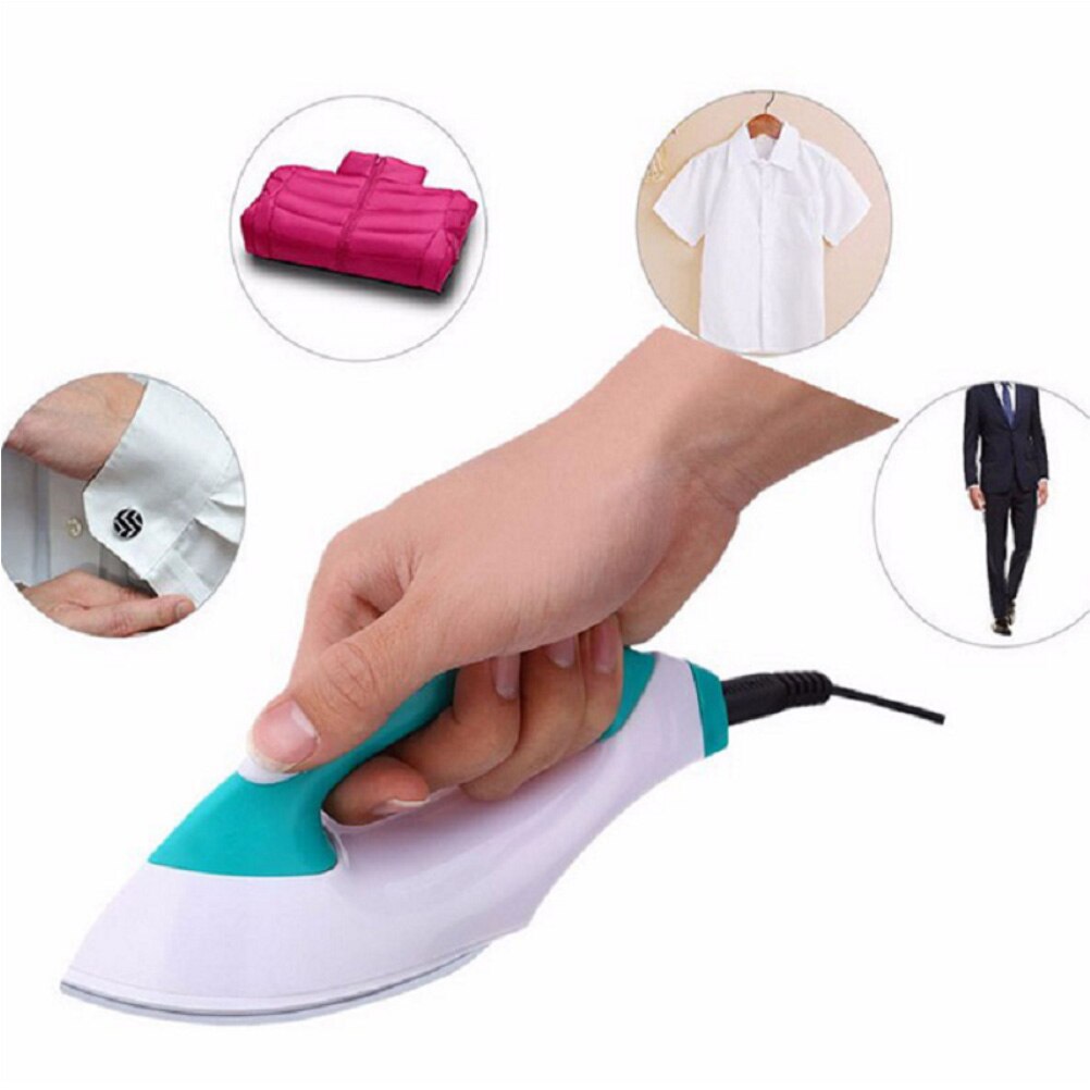 Electric Iron Mini Handheld Steam Ironing Portable Lightweight Iron for Travel Home Use1