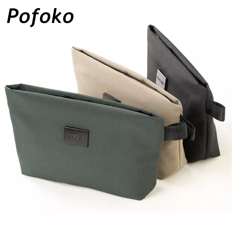 Pofoko Brand Digital Storage Bag Travel Organizer Case Accessories Charger Power Bank Cable USB Headphones Portable Pocket E100