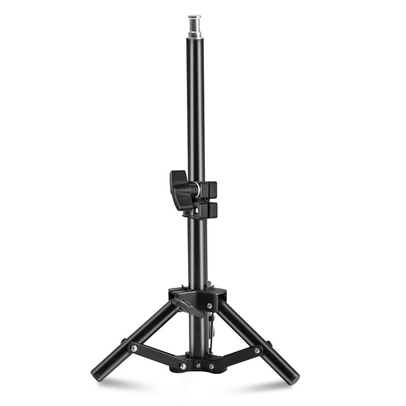 37 cm/14,5 zoll Fotografie Mini Tisch 1/4 Schraube Kopf Licht Stehen Für Foto Studio Ring Licht LED Lampe: Flat kopf