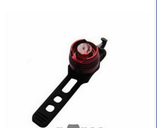 Aluminium Led Fiets Licht Voor Achter Tail Helm Rood Wit Flash Verlichting Veiligheid Lamp Fietsen Veiligheidswaarschuwing Licht Waterdicht: Red red