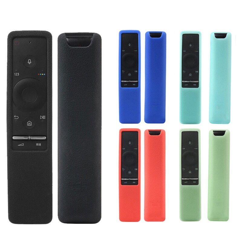 Silicone Remote Case Protective Cover for Samsung BN59-01241A BN59-01242A BN59-01266A Smart TV Remote Control with Free Lanyard