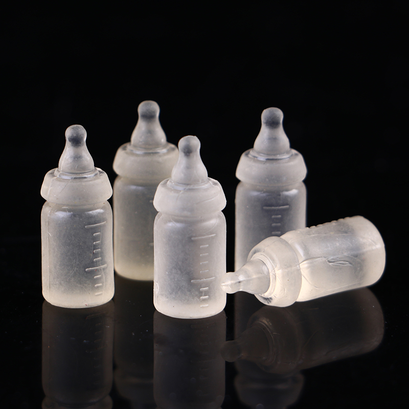 5 sztuk 1:12 domek dla lalek miniaturowe mini butelka mleka butelki robić karmienia zabawki symulacyjne