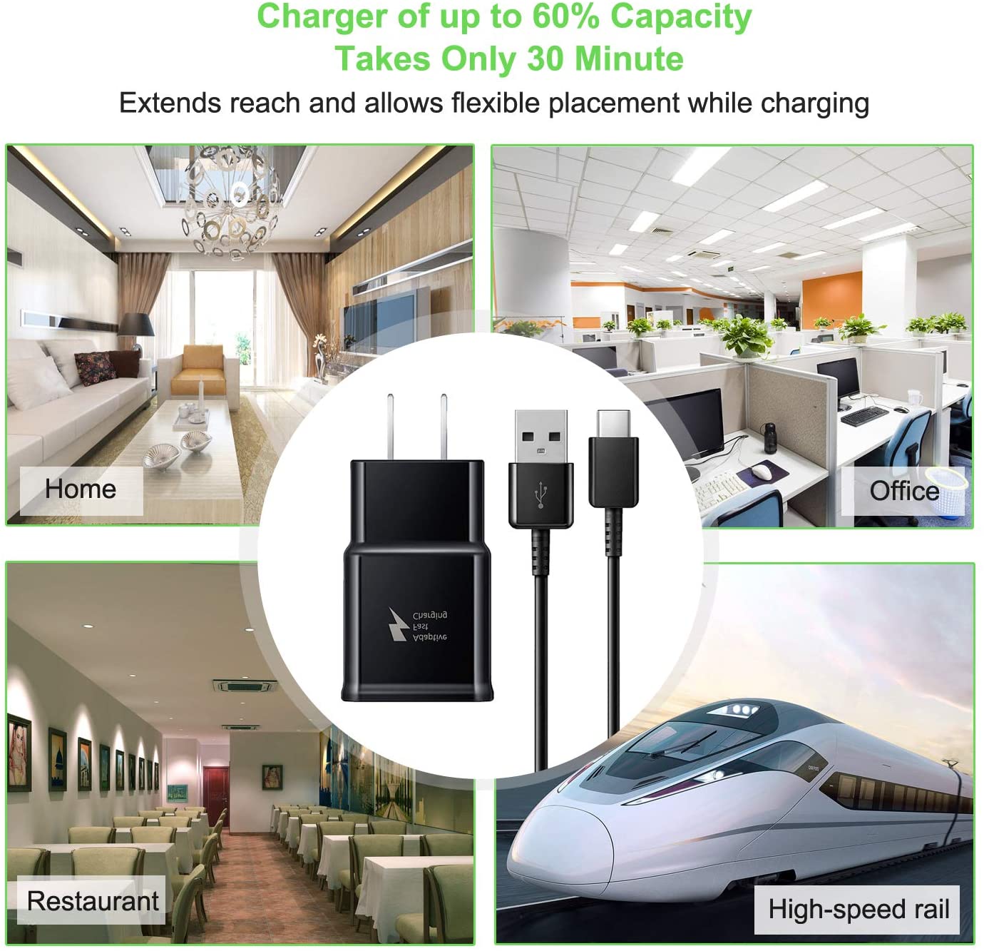 Schnelle Ladegerät Mit USB Typ C Kabel Für Samsung Galaxis M10 M20 M21 M31 M30 M31S M40S M60S M80S M01 s20 S10 S9 S8 Zauberstab Ladung