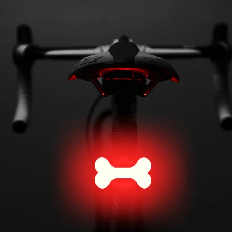 Heart Shape LED Bike Light USB Rechargeable Bicycl... – Grandado