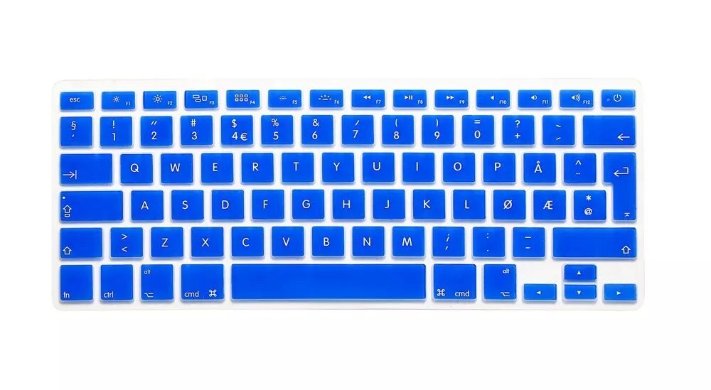 Norwegian Silicone Euro EU Keyboard Silicone Keyboard Cover For Apple macbook Air Pro Retina 13 15 17 For Mac Book Laptop Skin