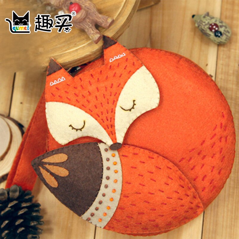 Hand Bag Large Collection Change Hand Holding Small Bag Unwoven Hand-woven Fabric Diy Material Bag Package Cut-free Purses: Dream autumn
