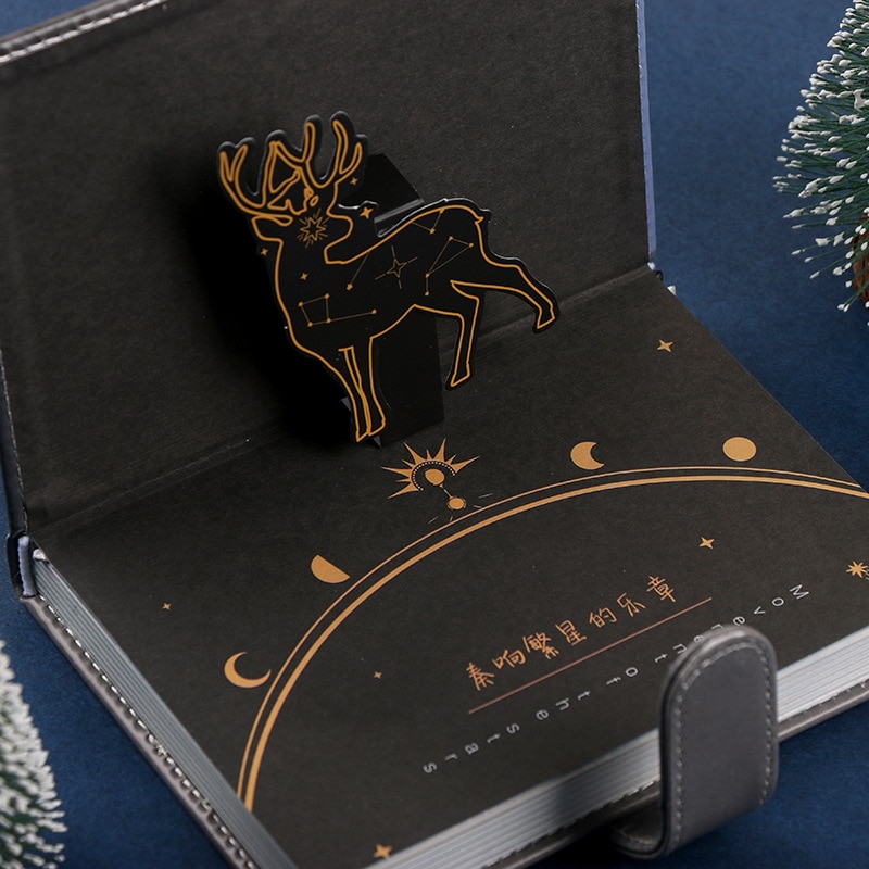 Star Notebook Starry Sky Diary Senior High School Student Notebook Book for Office Stationery A5 Book