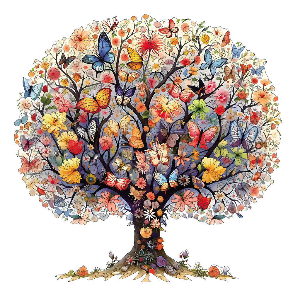 Tree of life Wooden Puzzle, Concentration Training For Adults, Hallowee Christma Birthday , Home Decor