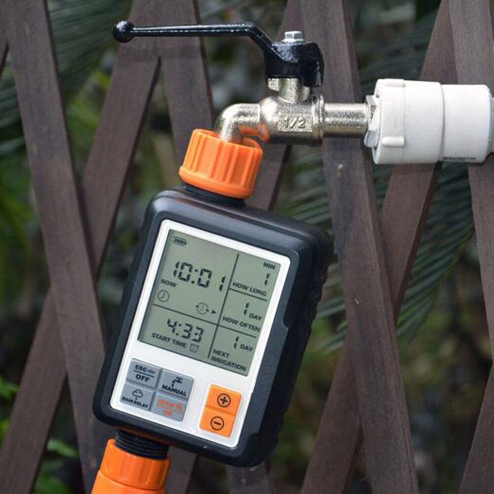 3 Inch Waterproof Digital Irrigation Timer Large Screen Water Irrigation Timer IPX5 for Garden Lawn Hose Faucet PI669