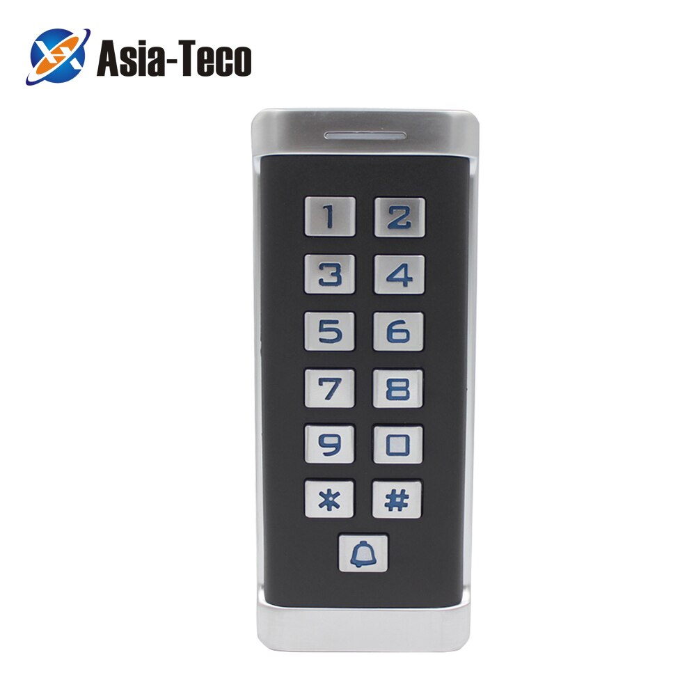 2000 User Touch Keypad 125Khz RFID Access Control Standalone Keypad Wiegand 26 Output Access Control: GK6E Rectangle