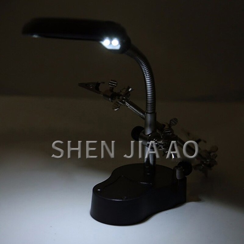 Desktop LED Lamp Maintenance Magnifying Glass Soldering Station Workshop Table Lamp Magnifying Glass Repair Industry Equipment