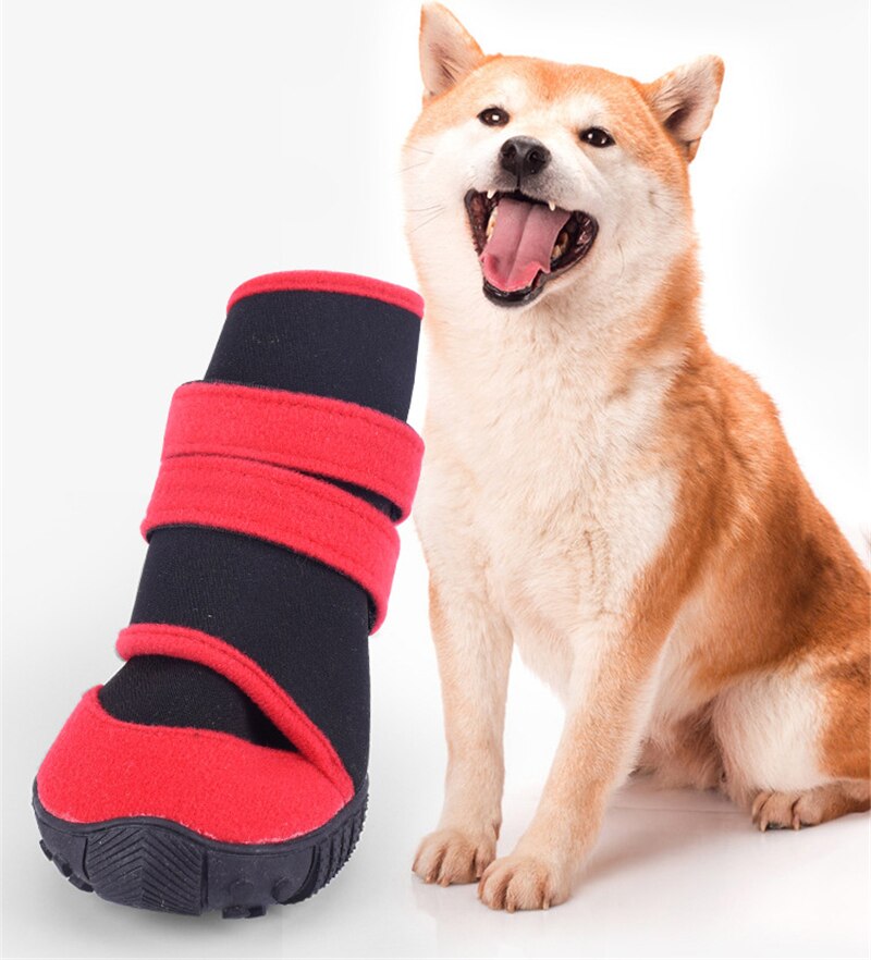 Waterproof Anti-slip Dog Shoes Winter Dog Boots For Large Dogs Chihuahua Shoe For Dog Durable Shoes Labrador Suppliers