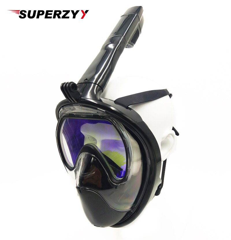 Scuba diving Mask Full Face Snorkeling Mask Underwater Anti-Fog tempered glass mask for Swimming spearfishing factory direct