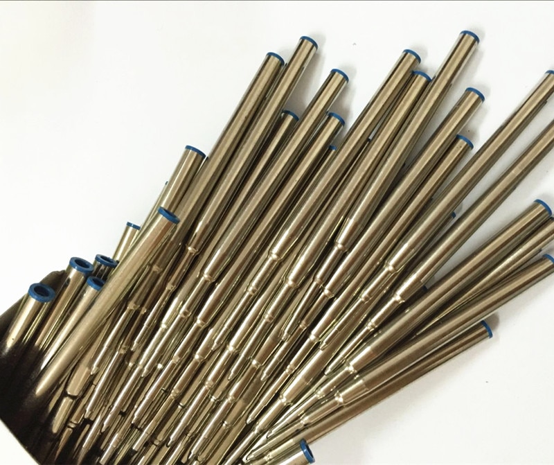 Pen refill stang patron kuglepen til kuglepen kerne refill blæk genoplade blå