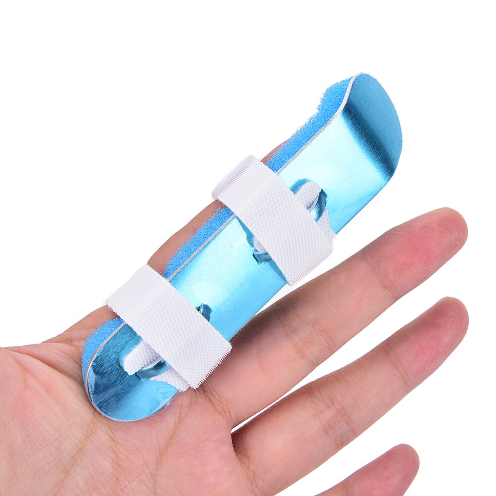 3 storlekar stödstag fingerskydd smärtlindrande aluminium fingerklubba skena
