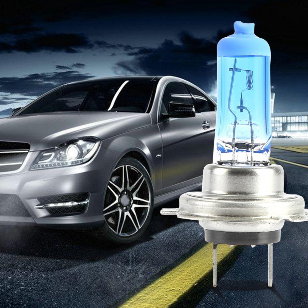 2Pcs H7 Car 12V 55W 5000K Bright White Halogen Bulb Headlight Fog Lamps Accessories