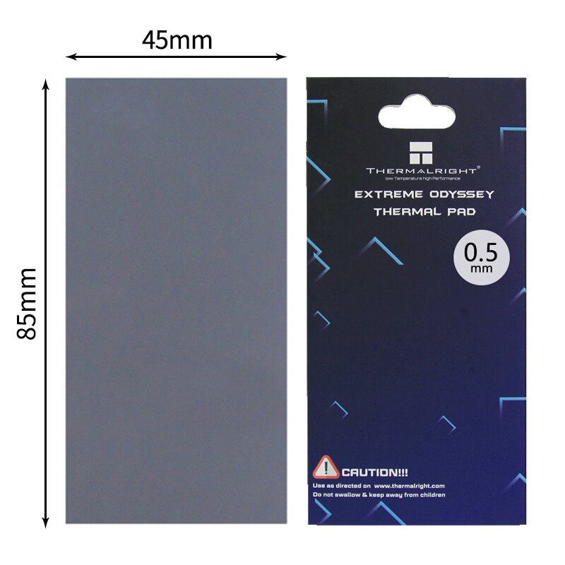 Thermalright Non-Conductive GPU Card Water Cooling Thermal Mat 12.8W/mk 120x120mm 0.5mm/1.0mm/1.5mm/2.0mm Original authentic