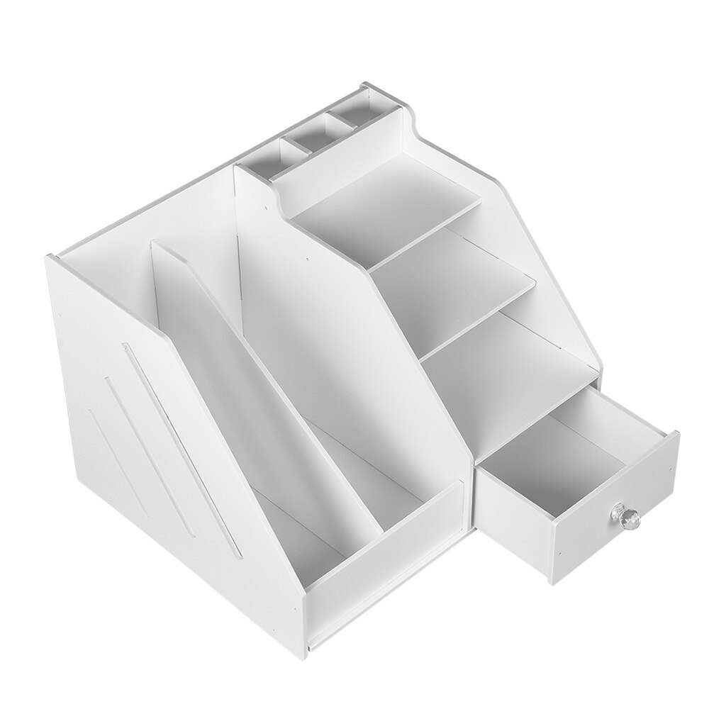 Livre porte revues organisateur de bureau papeterie support de rangement étagère support de bureau classeur stockage artefact multicouche, 12 types: 5