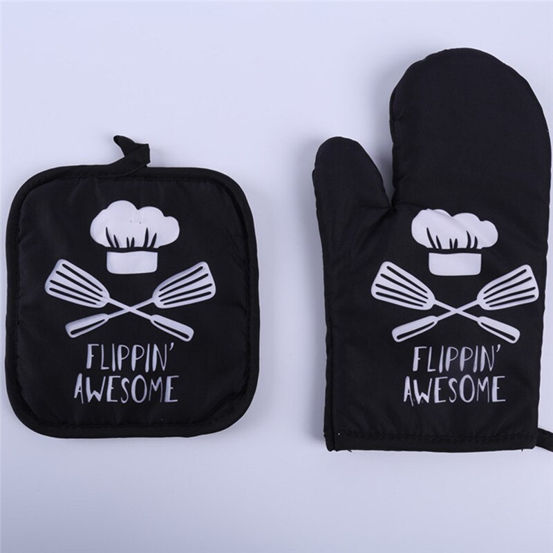 2pc/set High-temperature Insulation Microwave Oven Gloves Microwave Baking BBQ Glove Non-slip Kitchen Cooking Tools: 07