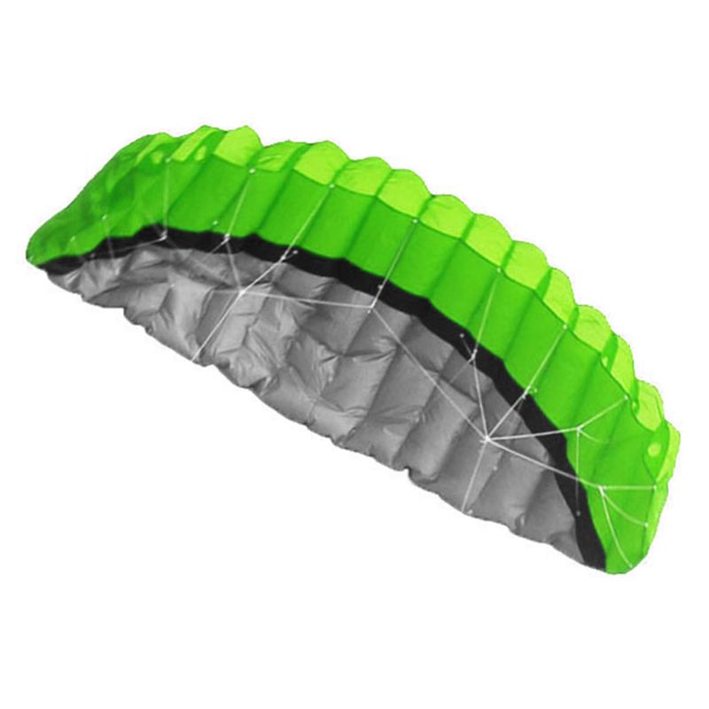 Dubbel linje stunt 2.5m parafoil drake mjuk skelettfri drake fallskärm kul leksak  f3me