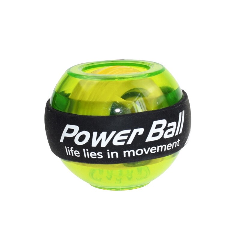 Bola de pulso led trainer gyroscope strengener gyro power ball braço exercitador powerball exercício máquina ginásio equipamentos fitness: green