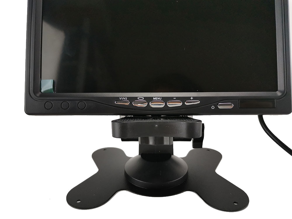 7inch color camera monitor view 2ch video input cctv monitor pal &amp; ntsc auto view for camera