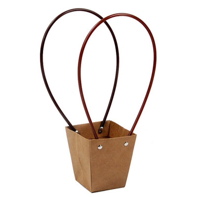 Sac en papier Kraft trapézoïdal | Sachet carré pour plantes vertes/fleurs/viande 7A2251 1 pièce: 4