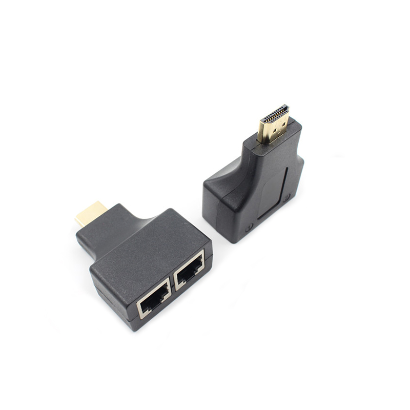 1 Paar Hdmi-Compatibel Breiden Om RJ45 Utp Lan Ethernet CAT5E/6 Extender Repeater 1080P Adapter Voor hdtv Pc PS3 Stb