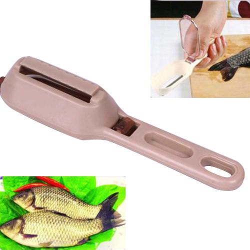 1Pc Fisch Haut Schaben Fisch Skala Pinsel Reiben Schnelle Entferner Küche Spielereien