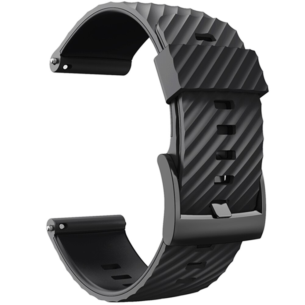 Sport silikon klokke og reim for suunto spartan 7/ suunto 9/ suunto spartan sport håndledd hr /suunto  d5 armbånd justerbar reim