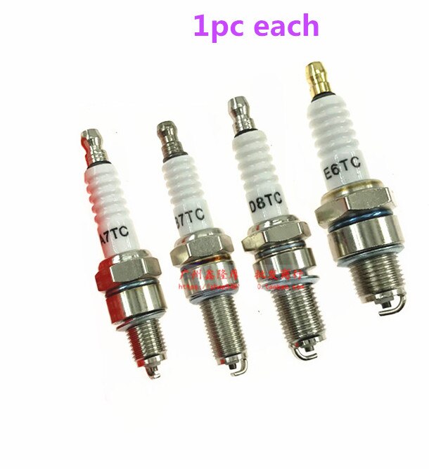 4pcs/lot Motorcycle spark plug 100/125 A7TC D8TC E6TC F7TC B7TC A7RTC CR7HSA D8TRC D8TJC D8EA D8T: A7TC B7TC D8TC E6TC