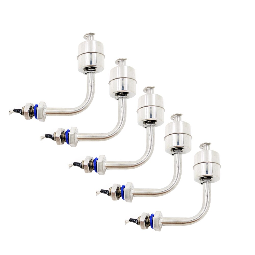 Right Angle Water Level Sensor Liquid Float Switch Tank Pool Stainless Steel 10W ESC7810 1A1