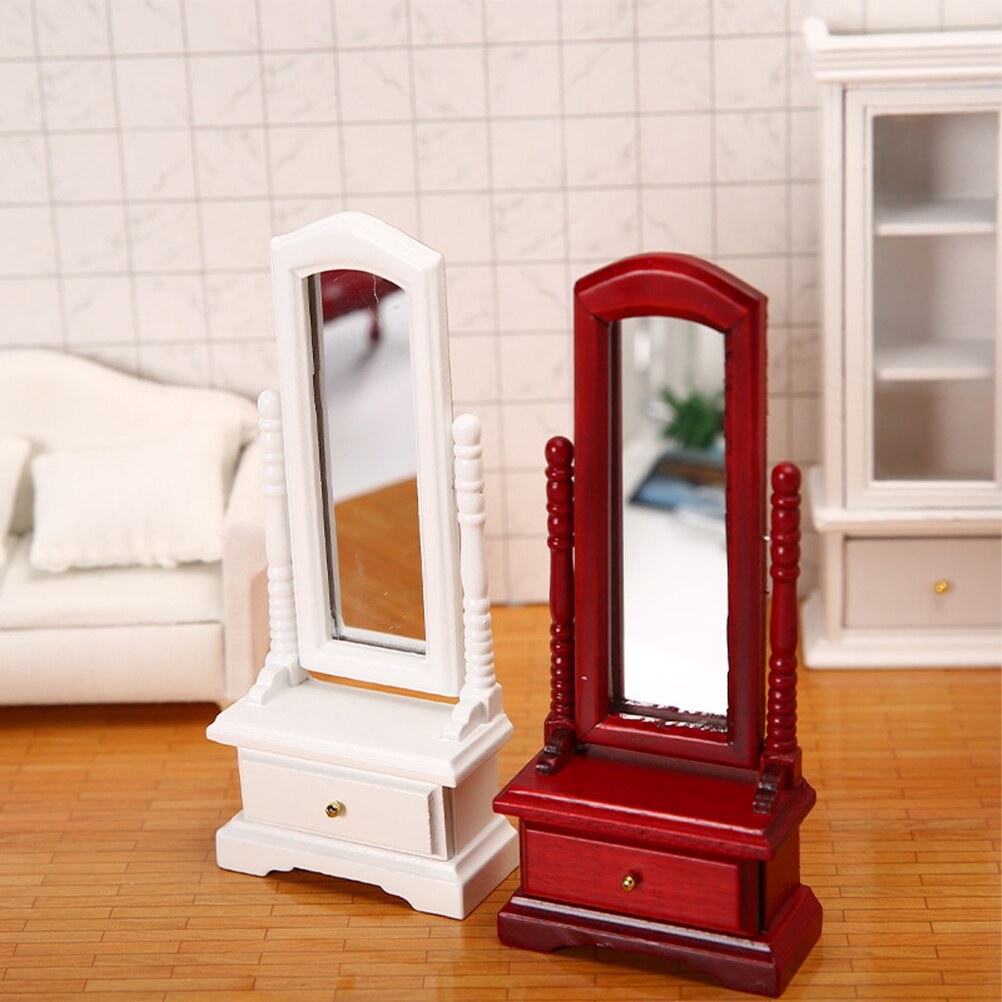 Volledige Lengte Spiegel Model Miniatuur Mini Huis Dressing Spiegel Mini Spiegel