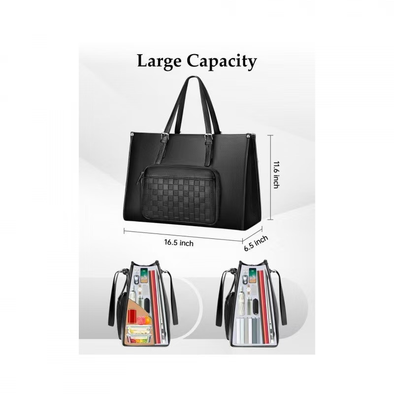 Tote Bag with Lunch Compartment For Women Multi Purpose Insulated Lunch Shoulder bags Durable Waterproof Travel Bag