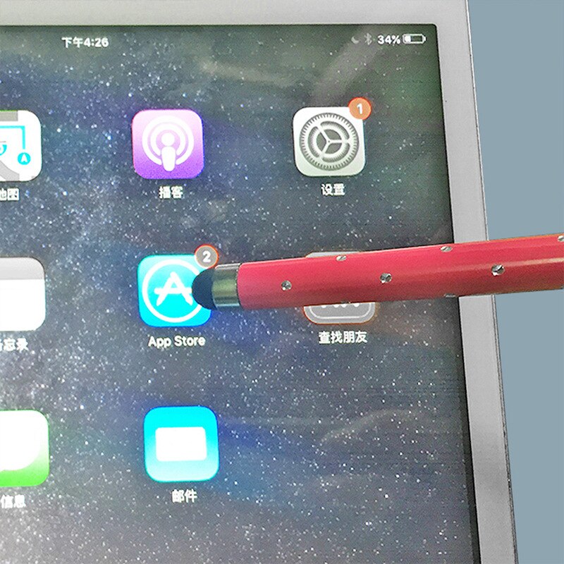 Universal Diamond Flash Stylus Pen Capacitive Screen Resistive Touch Screen Stylus Pen For Mobile Phone Tablet PC Pocket PC