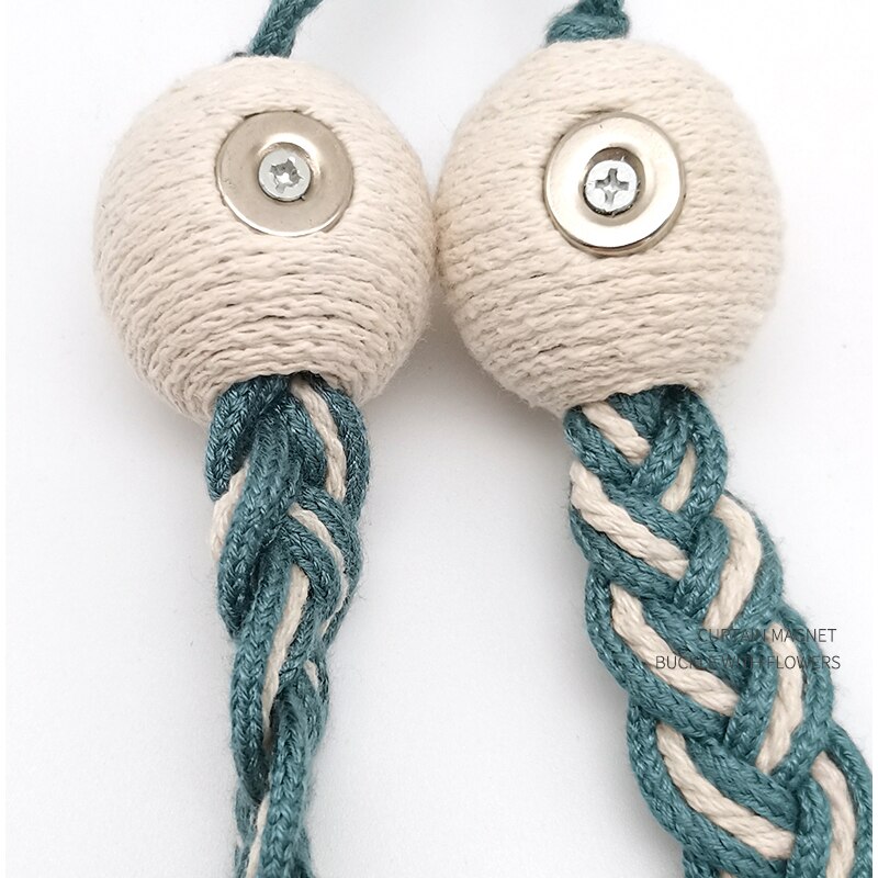 Pince à cordon pour rideaux, porte-rideau avec crochets et aimants