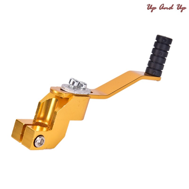 1pc Folding Aluminum Gear Shift Lever Gear Shift Lever Bikes Gear Lever: Gold