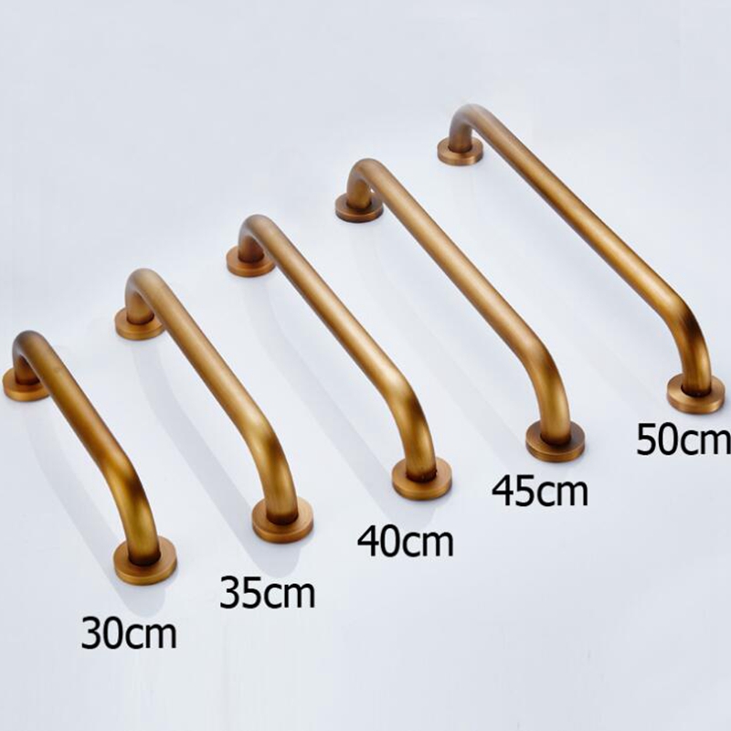 Barra de agarre de baño Vidric 30 cm/35c/40 cm/45 cm/50 cm cobre bronce antiguo acabado Bar de agarre seguro inodoro para ancianos