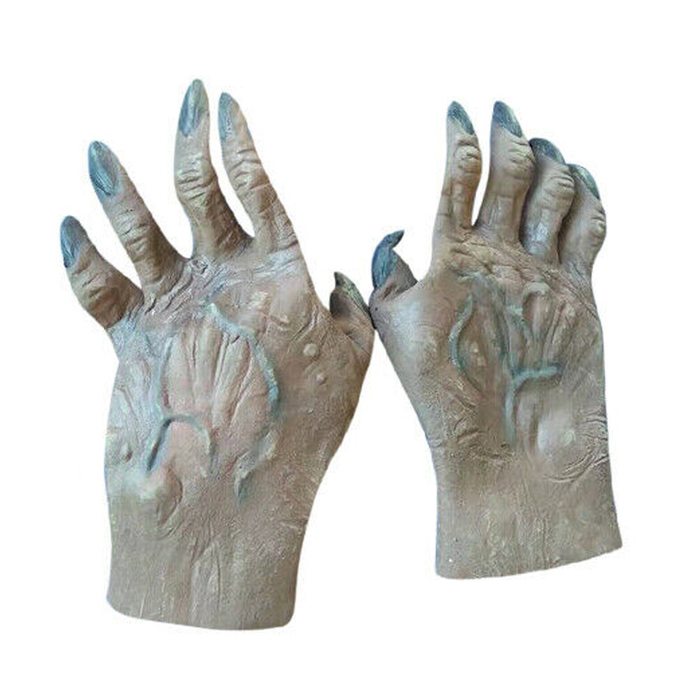 Werwolf Geist Hände Handschuhe/Füße Schuhe Erwachsene Halloween Phantasie Kostüm Liefert ein88: Hand
