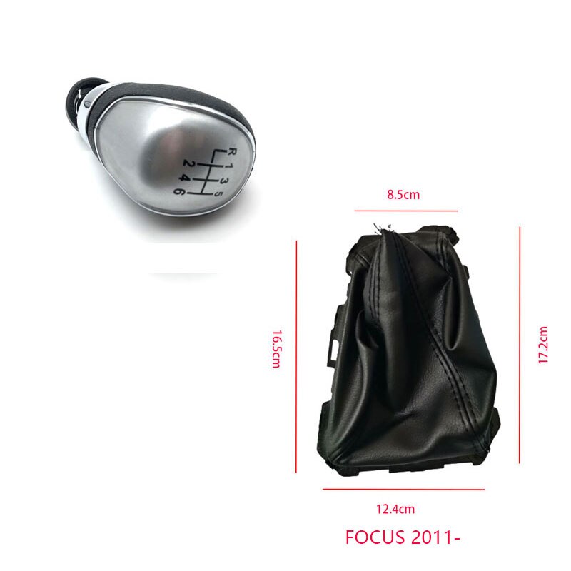 5 Snelheid 6 Versnelling Auto Pookknop Handleiding Voor Ford Focus 2 MK2 Fl MK3 MK4 MK7 Mondeo 4 Kuga galaxy Fiesta Focus -: Paars