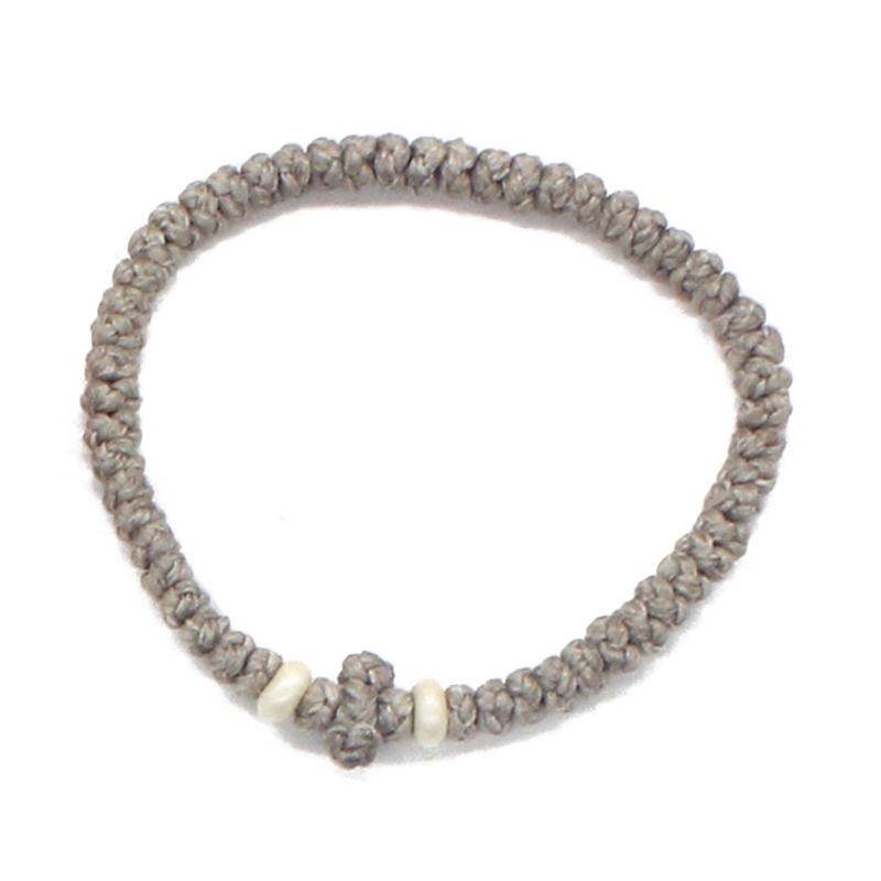 Pulsera cuerda oración ortodoxa única, cadena pulsera tejida cristiana griega griega