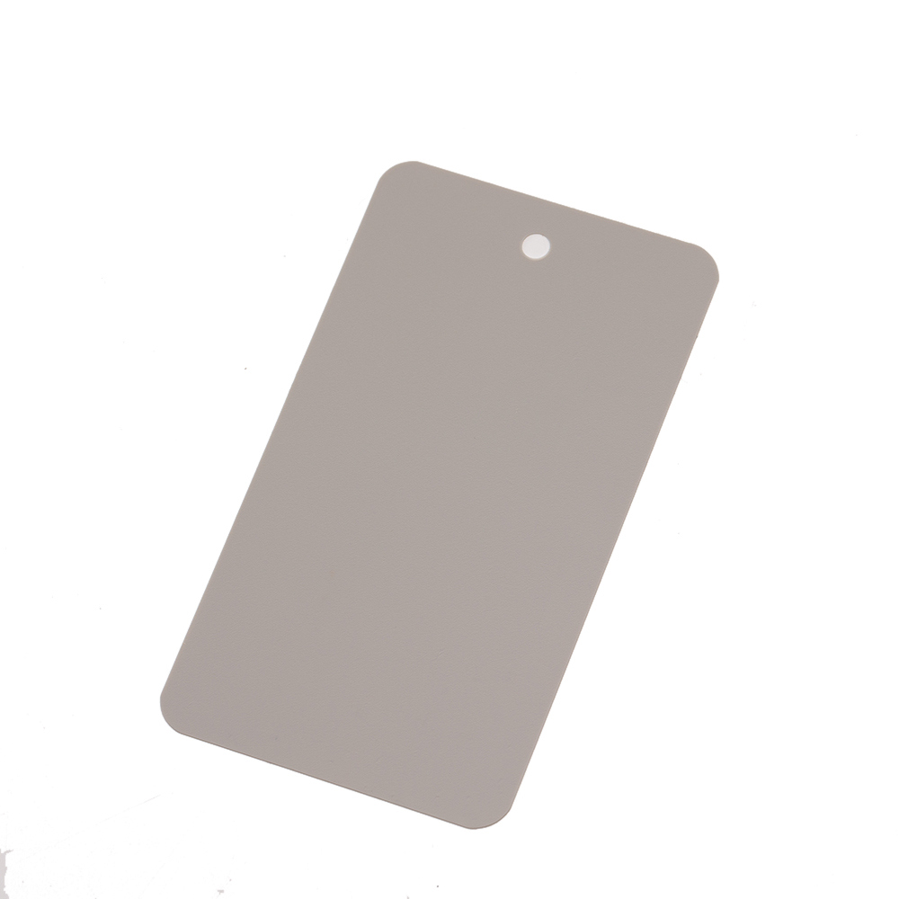 50Pcs 5x9cm Blank Matte PVC Plastic Plastics Waterproofing Hang Tag DIY With Hole Garment Jewelry Label Display Packaging: M / Pink