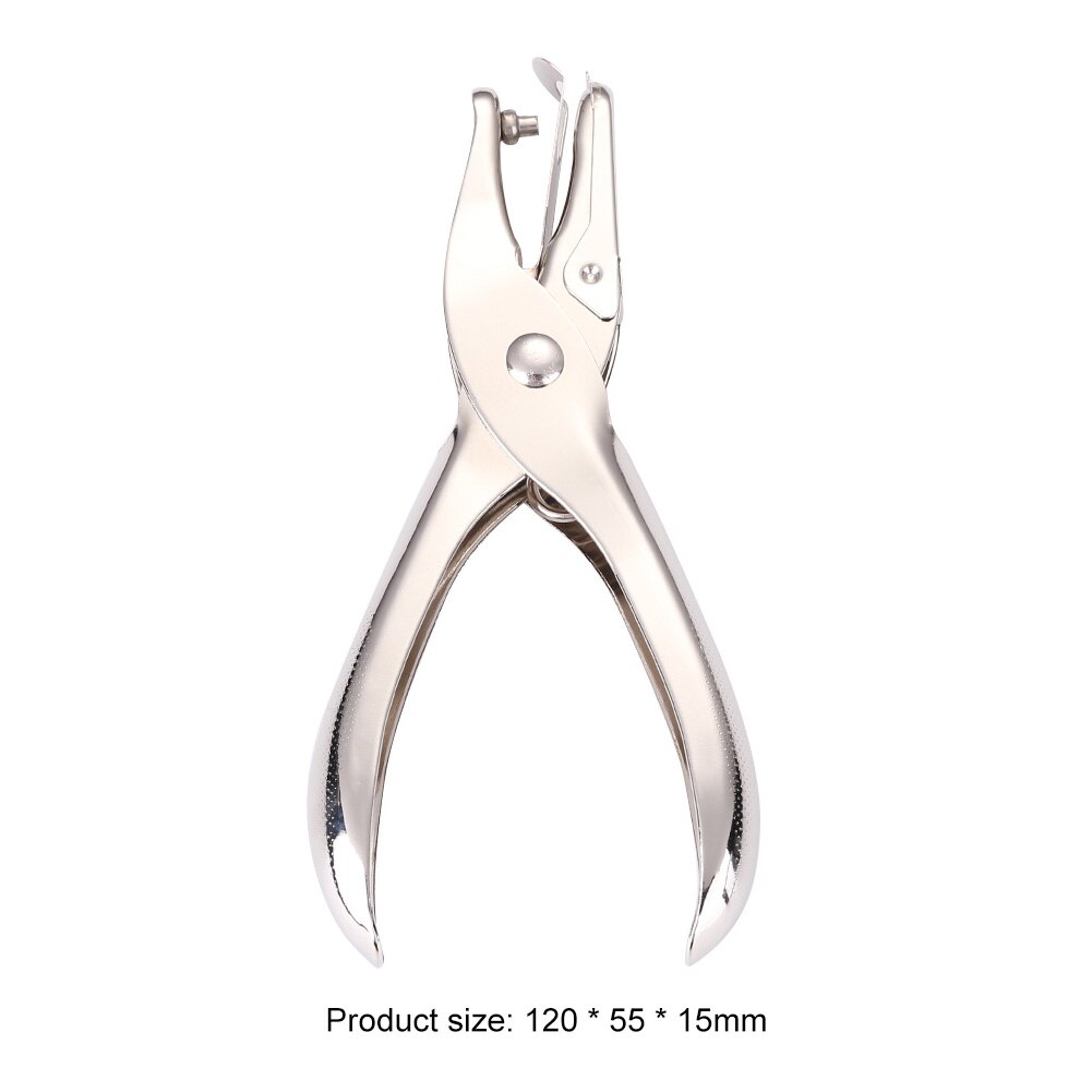 Perforatore di carta 3mm/6mm perforatore a foro singolo rotondo per Scrapbooking fai-da-te strumento per taglierina di carta a fogli mobili punzone di metallo portatile