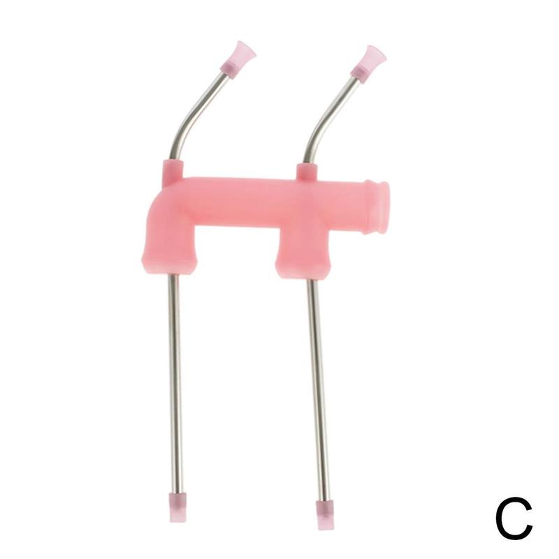 1PC Beer Snorkel Straw Beer Bong Funnel Slammer Double Snorkel Drinking Beer Bar Tools Festivals Party Dispenser Y1F5: AKZ1231C