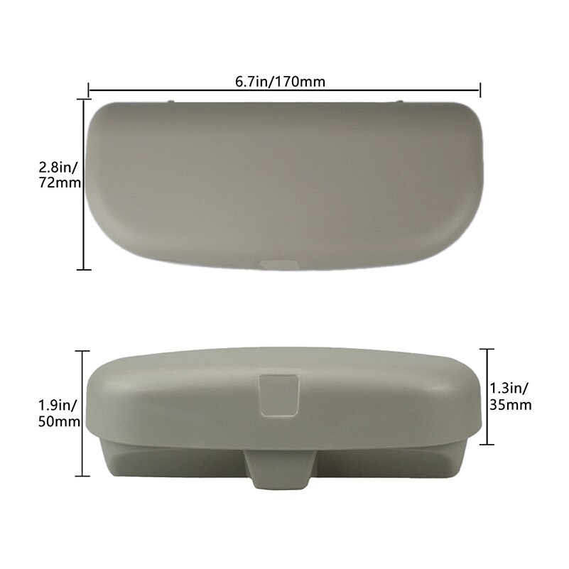 Samochód uchwyt na okulary przeciwsłoneczne schowek okulary karty pokrowiec na toyotę Corolla Rav4 Rav 4 CHR C-HR C HR Auris Yaris Camry Prado Prius