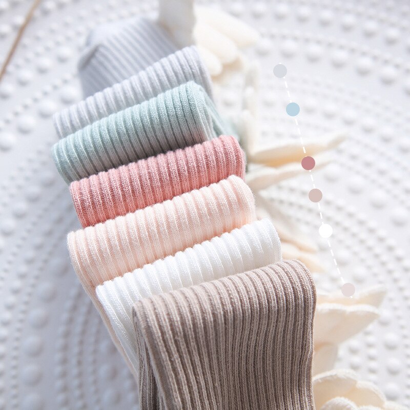 Meisje Been Sok Knie Hoge Pure Witte Vleugels Leuke Kalf Hoge Sokken Hopen Sokken Dunne Katoenen Sokken Kinderen Studenten lange Sokken