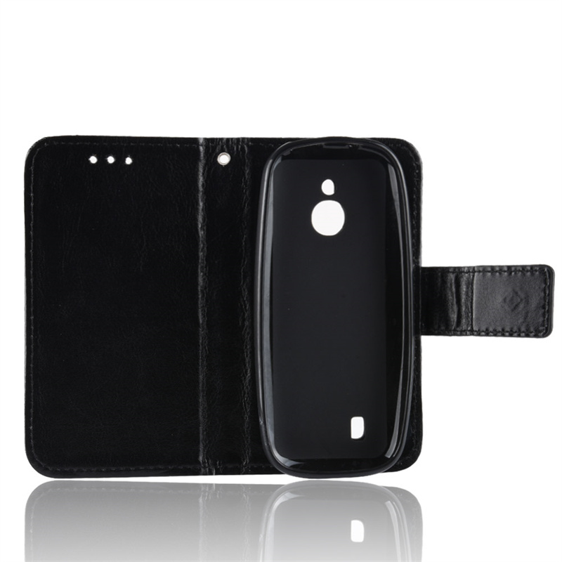 Luxe leren flip-wallet telefoonhoesje voor nokia 3310 3g 4g -1022 met standaardfunctie en draagkoord 3310